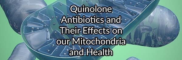 Quinolone Antibiotics and Their Effects on the Mitochondria and Health